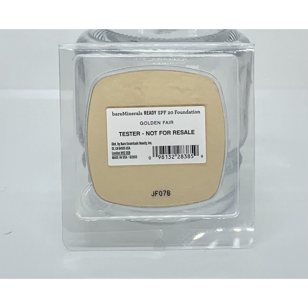 bareMinerals READY SPF 20 Foundation GOLDEN FAIR Magnetic Tester Pan New
